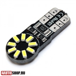  DLED Автолампа светодиодная T10 - W5W - 18 SMD 4014 + Обманка (2шт.)