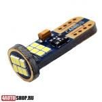  DLED Автолампа светодиодная T10 - W5W - 18 SMD 2016 + Обманка (2шт.)