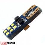  DLED Автолампа светодиодная T10 - W5W - 12 SMD 2016 + Обманка (2шт.)